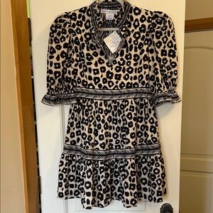 Gretchen Scott Designs Zebra Print Dress cute collar and has pockets